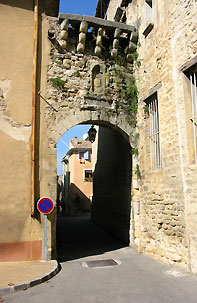 door of malaucene