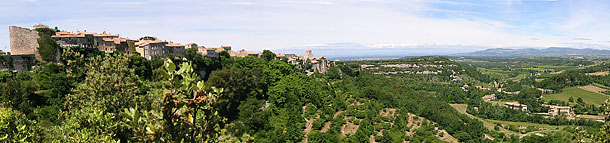 vue panoramique venasque luberon