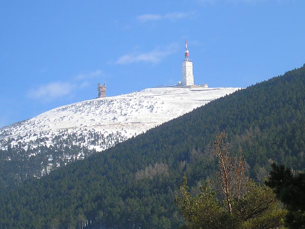 Mont-Ventoux under snow