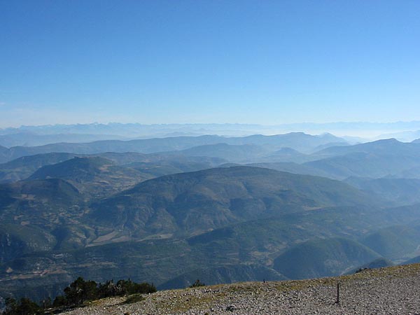 View from the Mont Ventoux