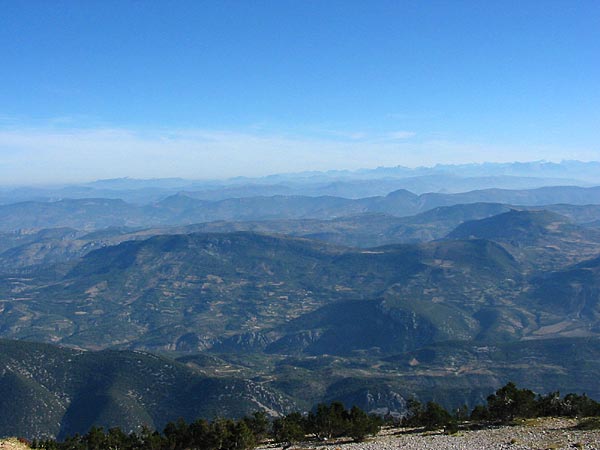 Vue depuis le Mont Ventoux